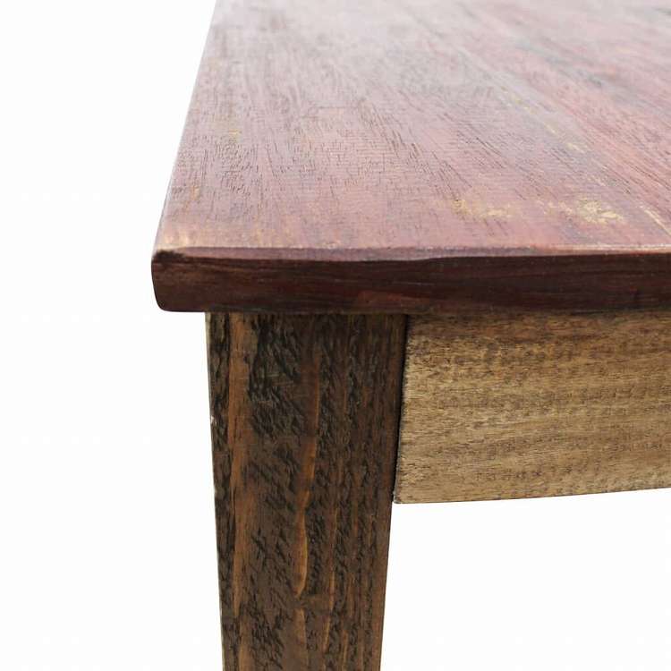 vidaXL ダイニングテーブル 混合再生木材 82x80x76cm家具 テーブル キッチン・ダイニングルームテーブル(代引不可)