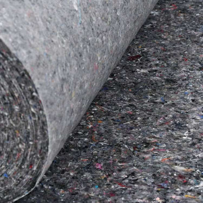 vidaXL 滑り止めマット 塗装作業用 フリース 50m 280g/m2 グレーホーム&ガーデン 家事用品 フロア保護フィルム・ランナー(代引不可)