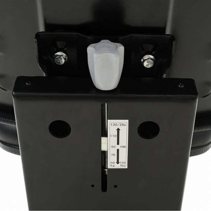 vidaXL トラクターシート サスペンション付き ブラックホーム&ガーデン 芝&ガーデン 屋外用電源機器アクセサリ トラクター部品・アクセサリ(代引不可)