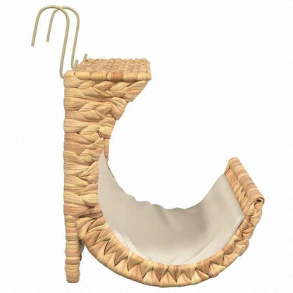 vidaXL キャットベッド クッション付 ホテイアオイ 37x20x20 cm動物&ペット用品 ペット用品 猫用品 猫ベッド(代引不可)