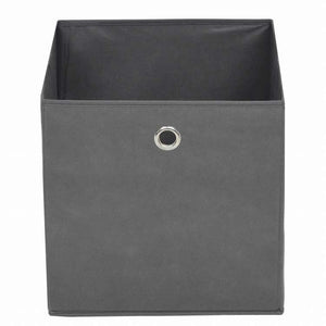vidaXL 収納ボックス 10点 不織布 32x32x32cm グレーホーム&ガーデン 家事用品 収納&オーガナイザー 家庭用品収納ボックス(代引不可)
