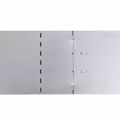 vidaXL 芝生フェンス 10点セット 亜鉛メッキ鋼製 100x20cmハードウェア フェンス&バリア 庭小道・縁(代引不可)