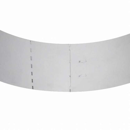 vidaXL 芝生フェンス 20点セット 亜鉛メッキ鋼製 100x20cmハードウェア フェンス&バリア 庭小道・縁(代引不可)