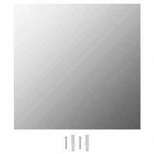vidaXL ウォールミラー 50x50cm スクエア ガラス製ホーム&ガーデン デコレーション 鏡(代引不可)