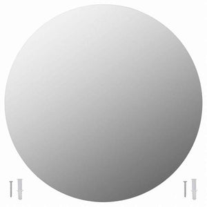 vidaXL ウォールミラー 60cm 丸型 ガラス製ホーム&ガーデン デコレーション 鏡(代引不可)