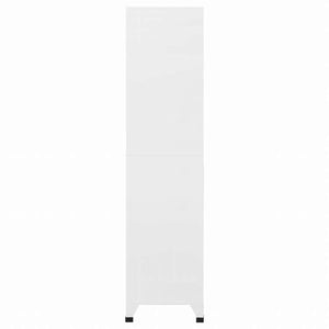 vidaXL ロッカーキャビネット 収納コンパートメント18点 金属製 90x40x180cm家具 キャビネット&収納 収納キャビネット・ロッカー(代引不可)