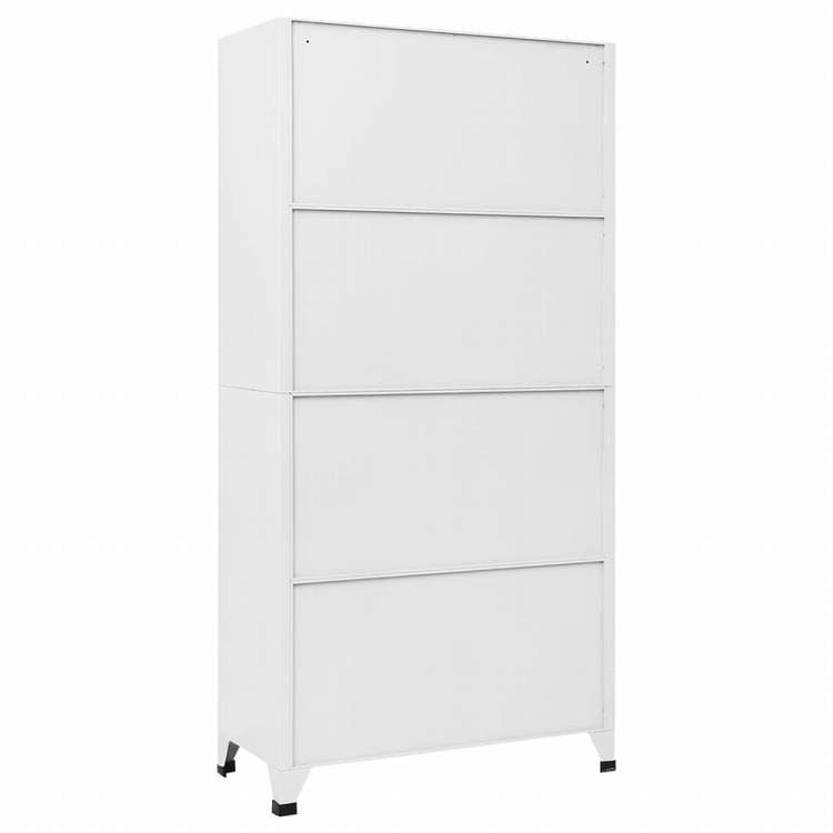 vidaXL ロッカーキャビネット 収納コンパートメント18点 金属製 90x40x180cm家具 キャビネット&収納 収納キャビネット・ロッカー(代引不可)
