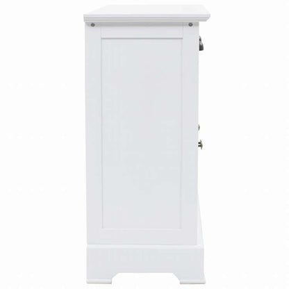 vidaXL サイドボード 扉3枚 MDF&パインウッド製 105x35x77.5cm家具 キャビネット&収納 サイドボード(代引不可)