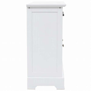 vidaXL サイドボード 扉3枚 MDF&パインウッド製 105x35x77.5cm家具 キャビネット&収納 サイドボード(代引不可)