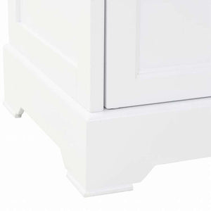 vidaXL ウェルシュドレッサー 扉4枚 MDF&パインウッド製 80x40x180cm家具 キャビネット&収納 収納キャビネット・ロッカー(代引不可)