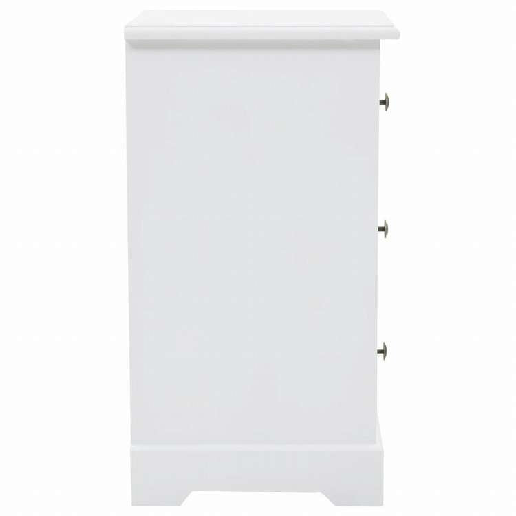 vidaXL ベッドサイドキャビネット MDF&パインウッド 35x32x59cm家具 テーブル ベッドサイドテーブル(代引不可)