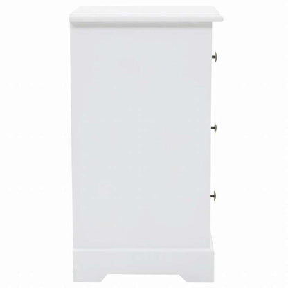 vidaXL ベッドサイドキャビネット MDF&パインウッド 35x32x59cm家具 テーブル ベッドサイドテーブル(代引不可)