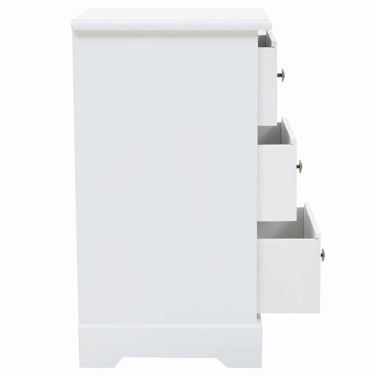 vidaXL ベッドサイドキャビネット MDF&パインウッド 35x32x59cm家具 テーブル ベッドサイドテーブル(代引不可)