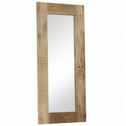vidaXL ミラー マンゴー無垢材 50x110cmホーム&ガーデン デコレーション 鏡(代引不可)