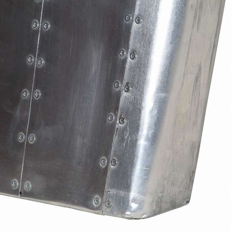 vidaXL アビエーターデザイン コーヒーテーブル アルミ製 航空機・飛行士スタイル家具 テーブル アクセントテーブル コーヒーテーブル(代引不可)