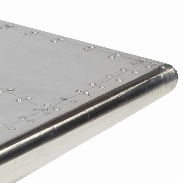 vidaXL アビエーターデザイン コーヒーテーブル アルミ製 航空機・飛行士スタイル家具 テーブル アクセントテーブル コーヒーテーブル(代引不可)