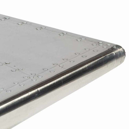 vidaXL アビエーターデザイン コーヒーテーブル アルミ製 航空機・飛行士スタイル家具 テーブル アクセントテーブル コーヒーテーブル(代引不可)