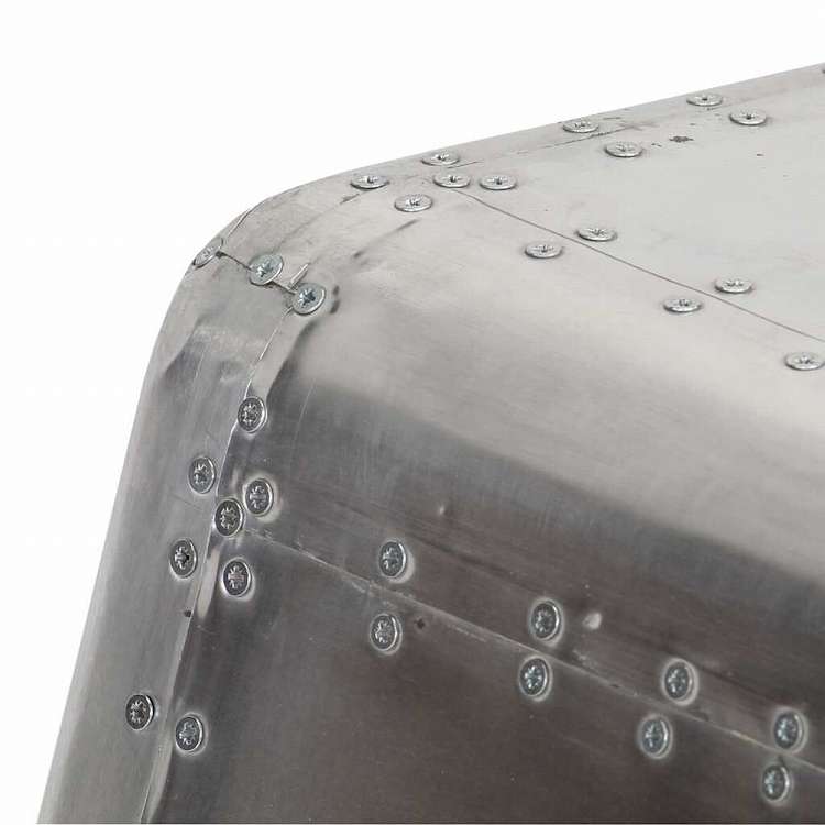 vidaXL アビエーターデザイン コーヒーテーブル アルミ製 航空機・飛行士スタイル家具 テーブル アクセントテーブル コーヒーテーブル(代引不可)