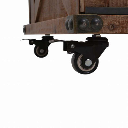 vidaXL コーヒーテーブル モミ無垢材 91x51x38cm ブラウン家具 テーブル アクセントテーブル コーヒーテーブル(代引不可)