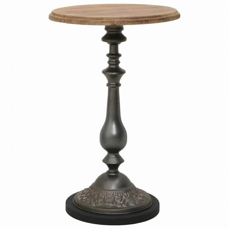 vidaXL エンドテーブル モミ無垢材 40x64cm ブラウン家具 テーブル アクセントテーブル エンドテーブル(代引不可)