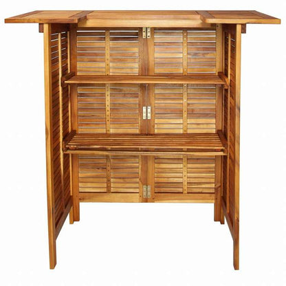 vidaXL バーテーブル 110x50x105 cm アカシア無垢材家具 アウトドア家具 アウトドアテーブル(代引不可)