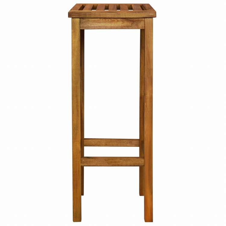 vidaXL バースツール 2点セット アカシア無垢材家具 アウトドア家具 屋外椅子 アウトドアベンチチェア(代引不可)
