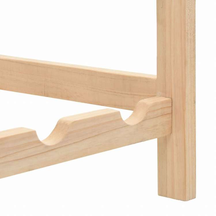 vidaXL ワインラック 杉材 57.5x28x102cm家具 キャビネット&収納 ワインラック(代引不可)