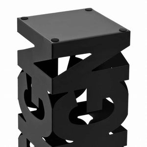 vidaXL 傘立て DESIGN スチール製 ブラックホーム&ガーデン 家事用品 収納&オーガナイザー 収納フック&ラック 傘立て・ラック(代引不可)