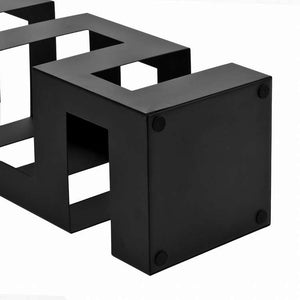 vidaXL 傘立て スチール製 ブラックホーム&ガーデン 家事用品 収納&オーガナイザー 収納フック&ラック 傘立て・ラック(代引不可)
