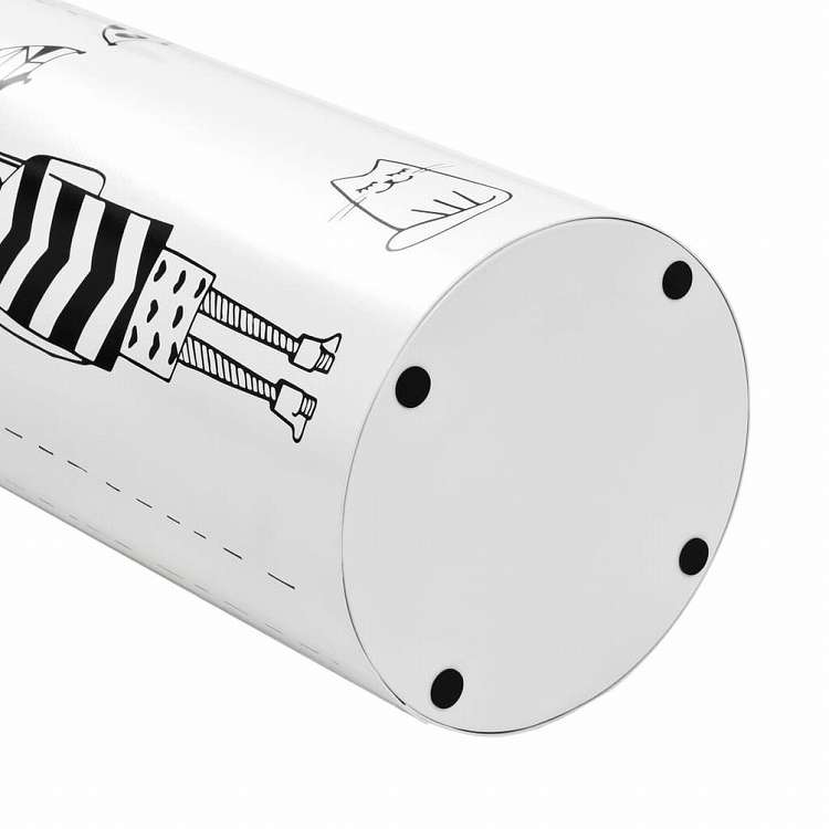 vidaXL 傘立て 女性デザイン スチール製 ホワイトホーム&ガーデン 家事用品 収納&オーガナイザー 収納フック&ラック 傘立て・ラック(代引不可)