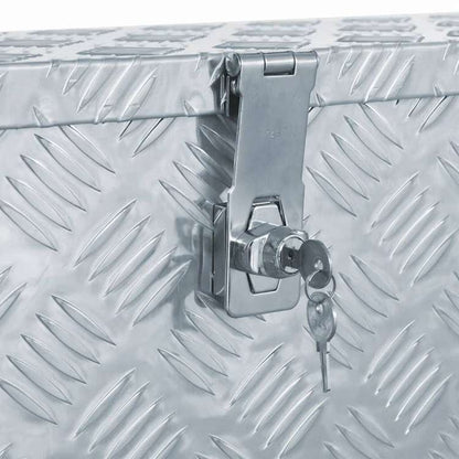 vidaXL アルミボックス 80.5x22x22cm シルバーハードウェア ハードウェアアクセサリ 工具収納・整理整頓 ツールボックス(代引不可)