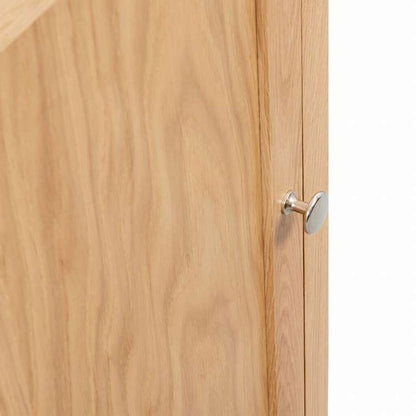 vidaXL コーナーキャビネット 59x45x80cm オーク無垢材家具 キャビネット&収納 収納キャビネット・ロッカー(代引不可)