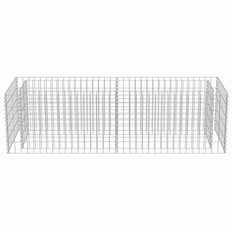 vidaXL カビオン レイズドベッド 亜鉛メッキ鋼製 180x50x50cmホーム&ガーデン 芝&ガーデン ガーデニング 鉢植え・プランター(代引不可)