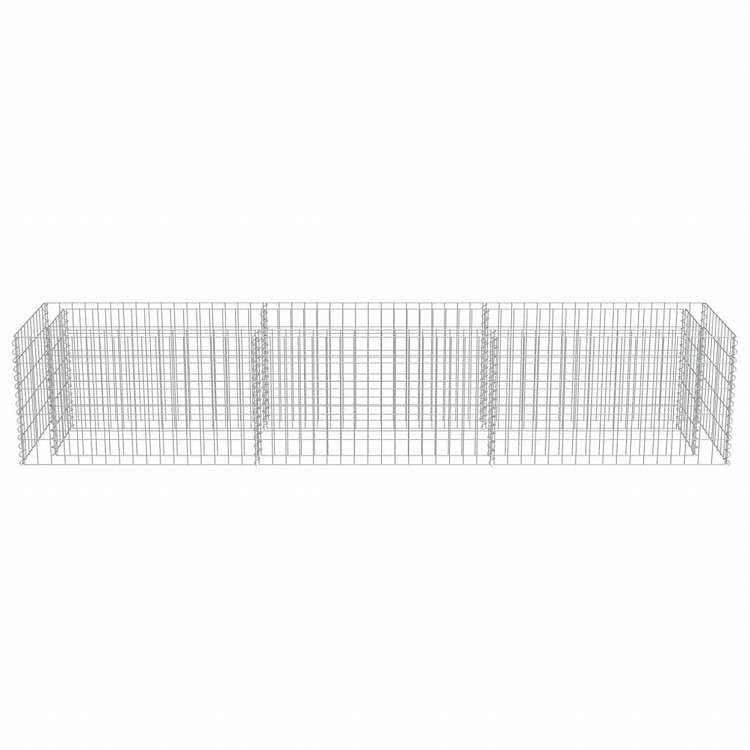 vidaXL カビオン レイズドベッド 亜鉛メッキ鋼製 270x50x50cmホーム&ガーデン 芝&ガーデン ガーデニング 鉢植え・プランター(代引不可)