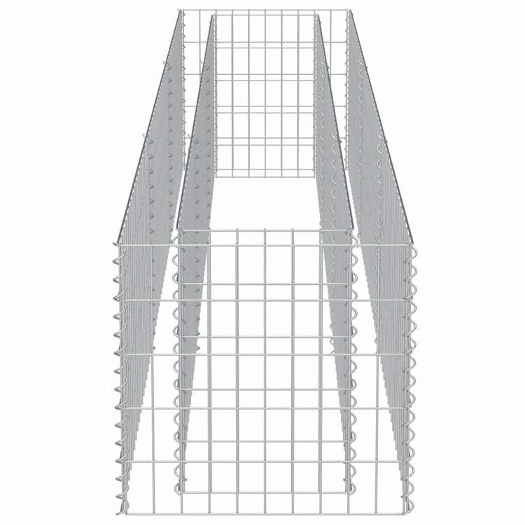 vidaXL カビオン レイズドベッド 亜鉛メッキ鋼製 270x50x50cmホーム&ガーデン 芝&ガーデン ガーデニング 鉢植え・プランター(代引不可)