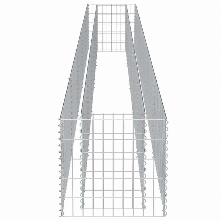 vidaXL カビオン レイズドベッド 亜鉛メッキ鋼製 450x50x50cmホーム&ガーデン 芝&ガーデン ガーデニング 鉢植え・プランター(代引不可)