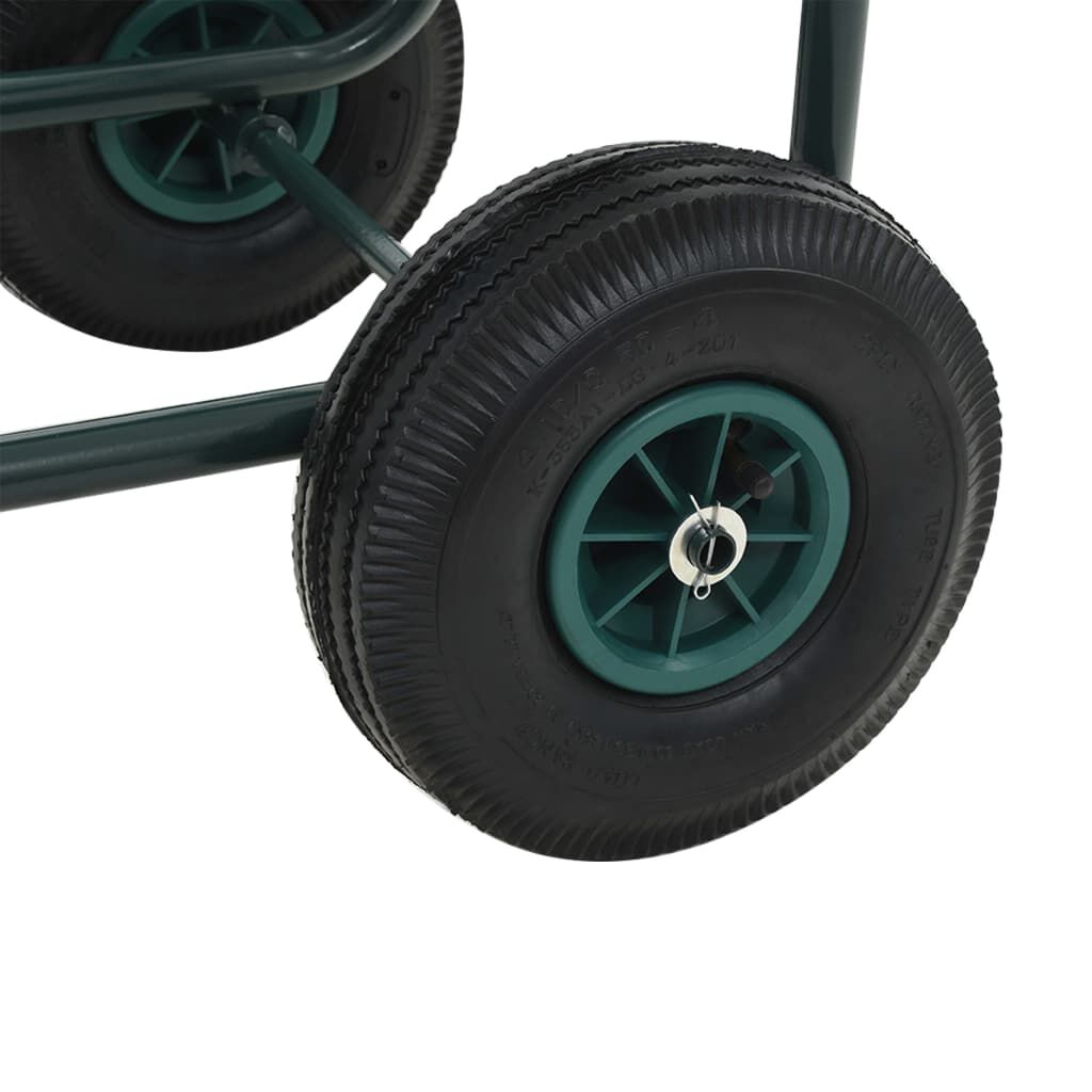 vidaXL 1/2"ホースコネクタ付き 75メートル庭のホース手押し車 スチールハードウェア ハードウェアアクセサリ 工具収納・整理整頓 ガーデンホース収納(代引不可)