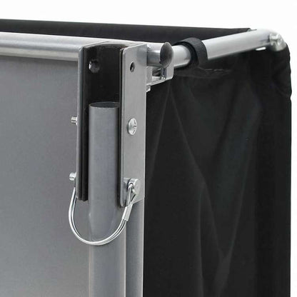 vidaXL 自転車用トレーラー ブラック&イエロー 65 kgスポーツグッズ アウトドアレクリエーション サイクリング 自転車用アクセサリ 自転車トレーラー(代引不可)