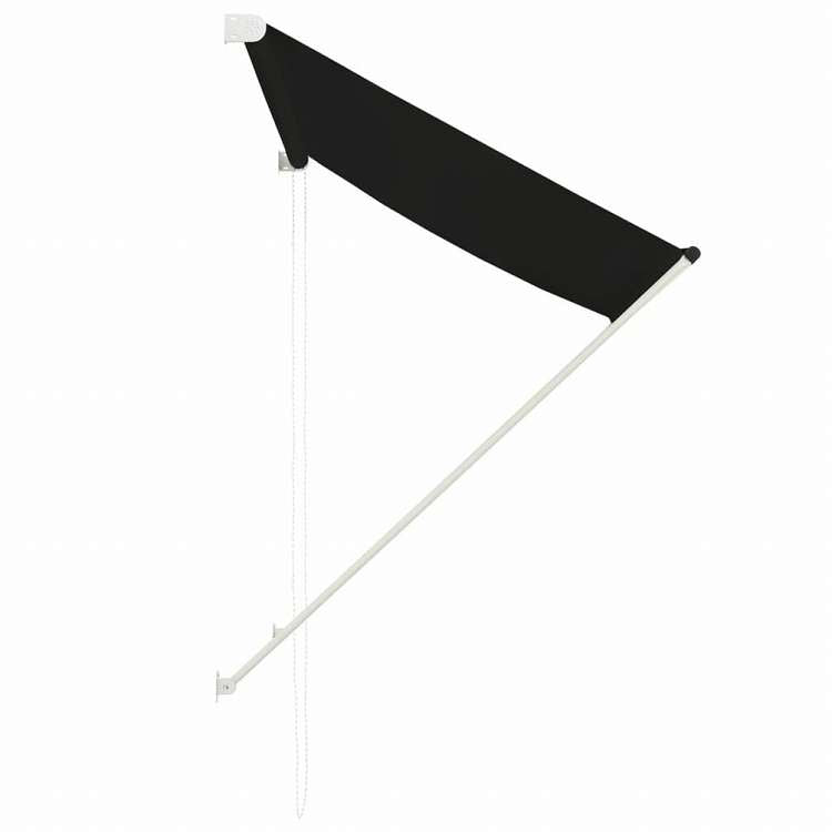 vidaXL 折りたたみ式オーニング 150x150 cm アントラシートホーム&ガーデン 芝&ガーデン アウトドアリビング 窓・ドア用日除け/オーニング(代引不可)