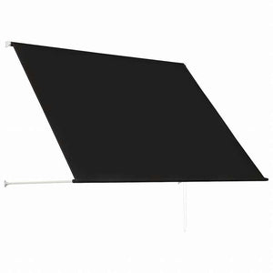 vidaXL 引き込み式オーニング 200x150cm アントラシートホーム&ガーデン 芝&ガーデン アウトドアリビング 窓・ドア用日除け/オーニング(代引不可)