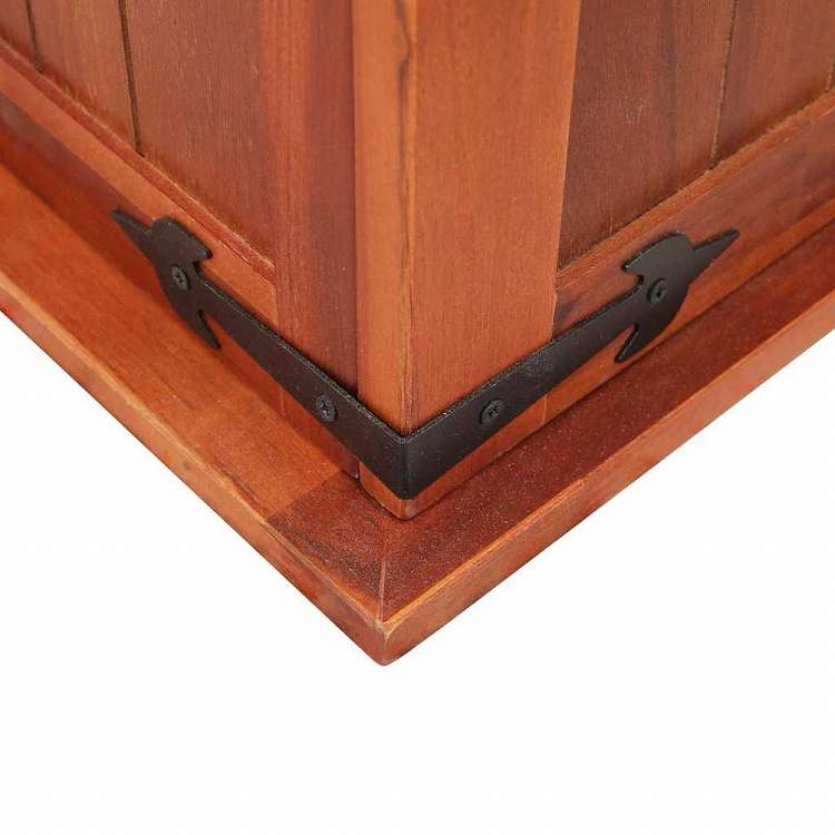 vidaXL 収納チェスト 90x45x40cm アカシア無垢材家具 キャビネット&収納 収納チェスト(代引不可)