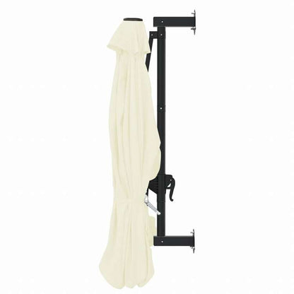 vidaXL 壁面取付け型パラソル 金属ポール付き 300 cm サンドホーム&ガーデン 芝&ガーデン アウトドアリビング 屋外用傘・サンシェード(代引不可)