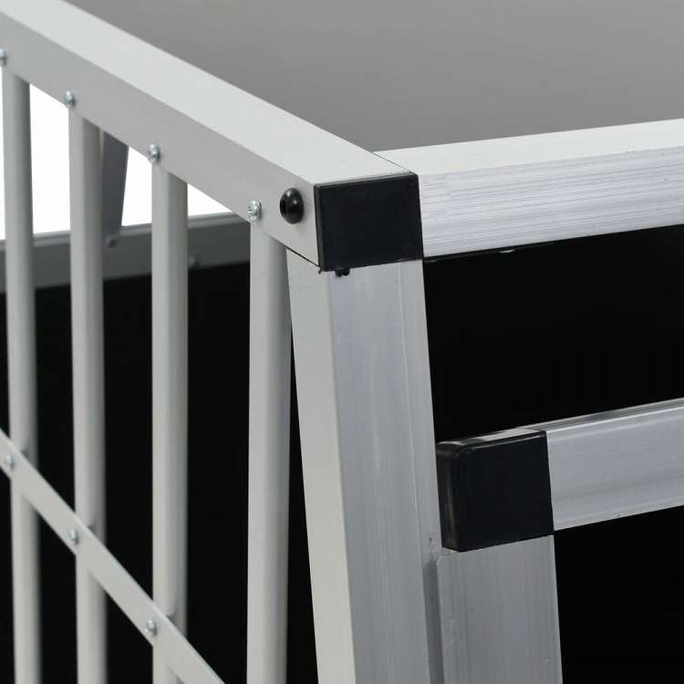 vidaXL 犬用ケージ 片開きドア付き 65x91x69.5cm動物&ペット用品 ペット用品 犬用品 ドッグハウス(代引不可)