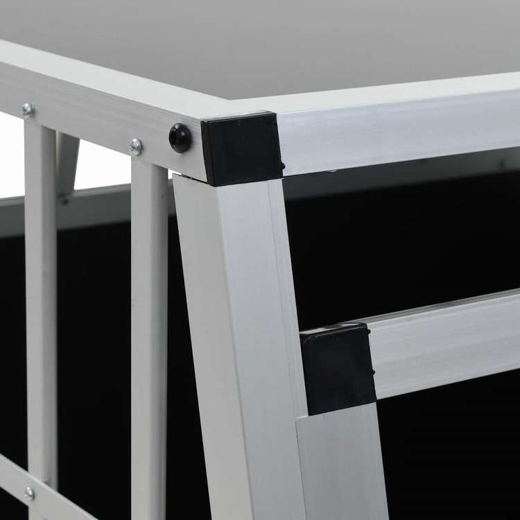 vidaXL 犬用ケージ 両開きドア付き 94x88x69cm動物&ペット用品 ペット用品 犬用品 ドッグハウス(代引不可)