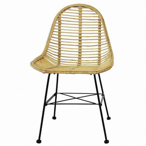 vidaXL ダイニングチェア 6点 天然籐家具 チェア キッチン・ダイニングルームチェア(代引不可)