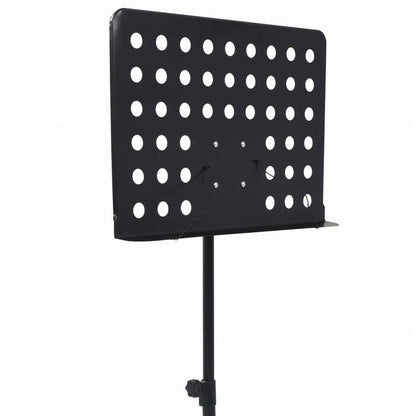 vidaXL 譜面台 ブラック スチールアート&エンターテイメント 趣味&クリエイティブアーツ 楽器&オーケストラアクセアリ 音楽用スタンド(代引不可)