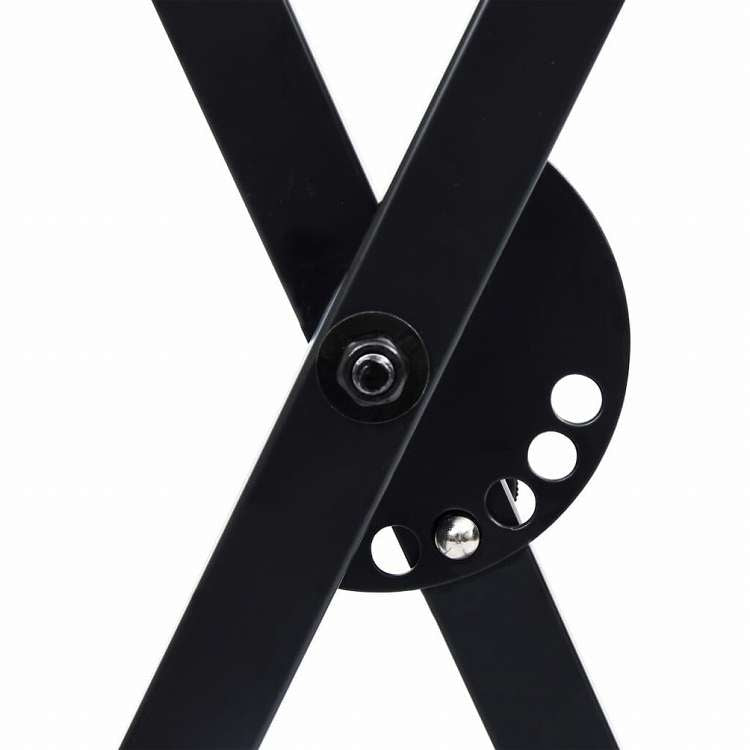 vidaXL キーボードスタンド&スツールセット ブラックアート&エンターテイメント 趣味&クリエイティブアーツ 楽器&オーケストラアクセアリ 音楽用ベンチ・スツール(代引不可)