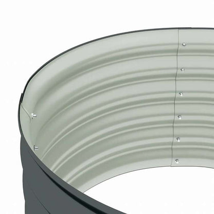 vidaXL ガーデンレイズドプランター 80x80x44cm 亜鉛メッキ鋼製 グレーホーム&ガーデン 芝&ガーデン ガーデニング 鉢植え・プランター(代引不可)