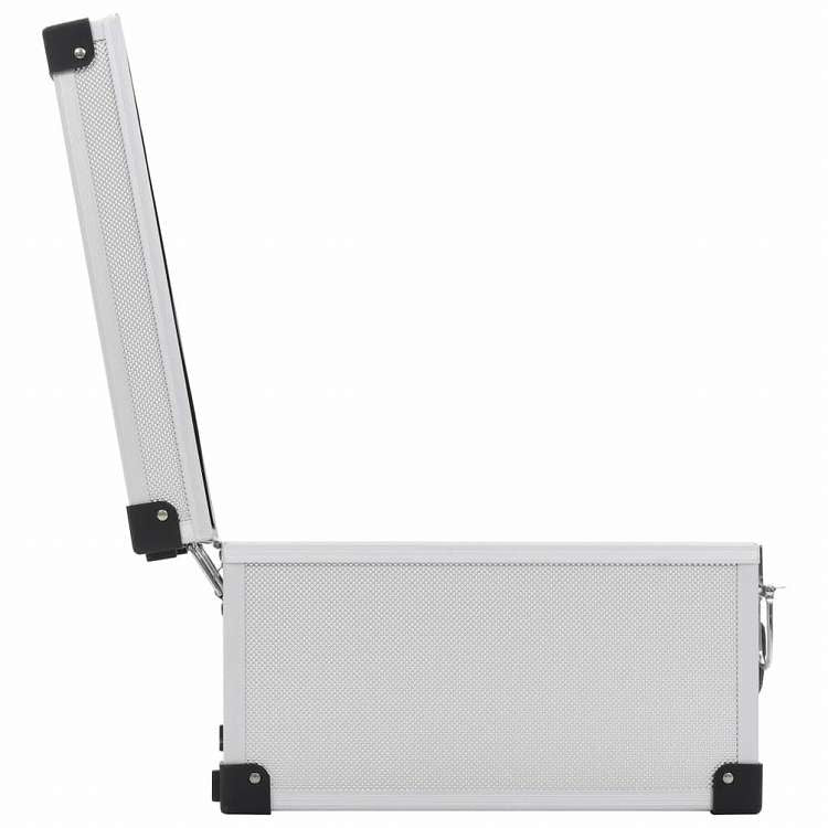 vidaXL CDケース 40枚 アルミ ABS シルバーオフィス用品 ファイル&整理 CD/DVD ケース・収納(代引不可)