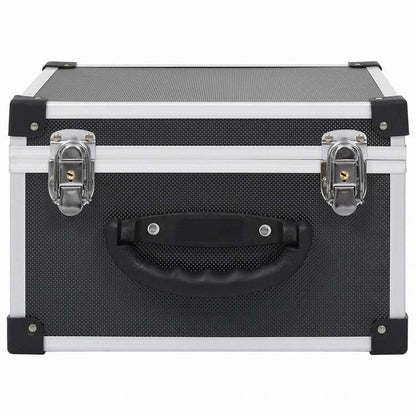 vidaXL CDケース 40枚 アルミ ABS ブラックオフィス用品 ファイル&整理 CD/DVD ケース・収納(代引不可)